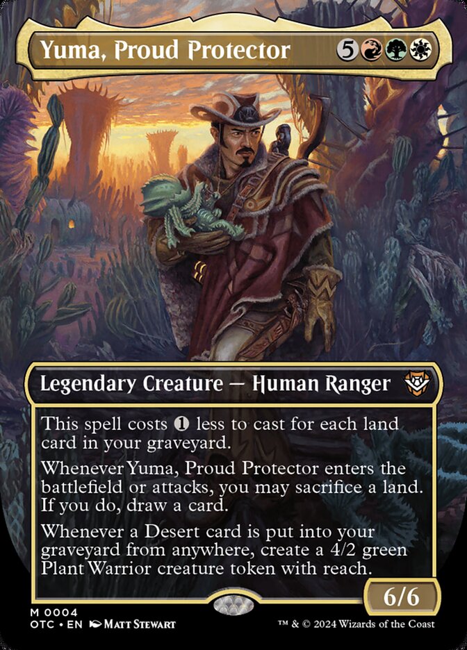 Yuma, Proud Protector 4/342 (Commander: Outlaws of Thunder Junction)  - Foil | Good Games Morley