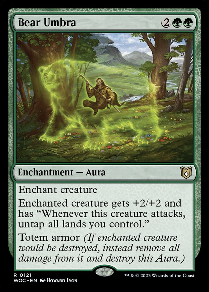 Bear Umbra 121/173 (Commander: Wilds of Eldraine)  | Good Games Morley