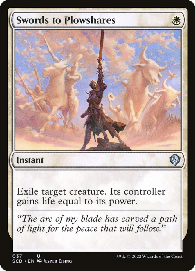 Swords to Plowshares 37/352 (Starter Commander Decks)  | Good Games Morley