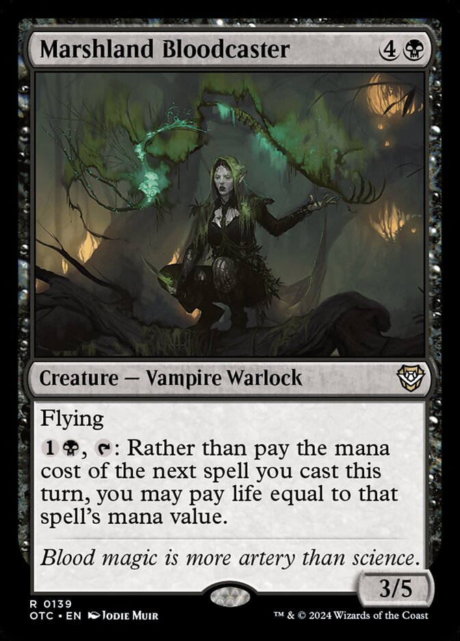 Marshland Bloodcaster 139/342 (Commander: Outlaws of Thunder Junction)  | Good Games Morley