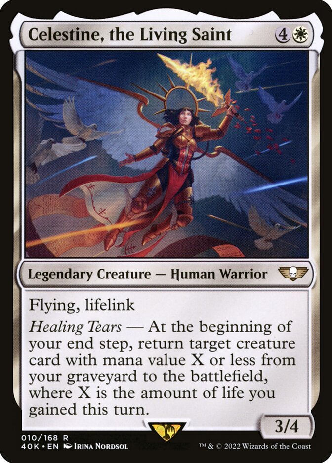 Celestine the Living Saint 10 (Universes Beyond: Warhammer 40,000)  | Good Games Morley