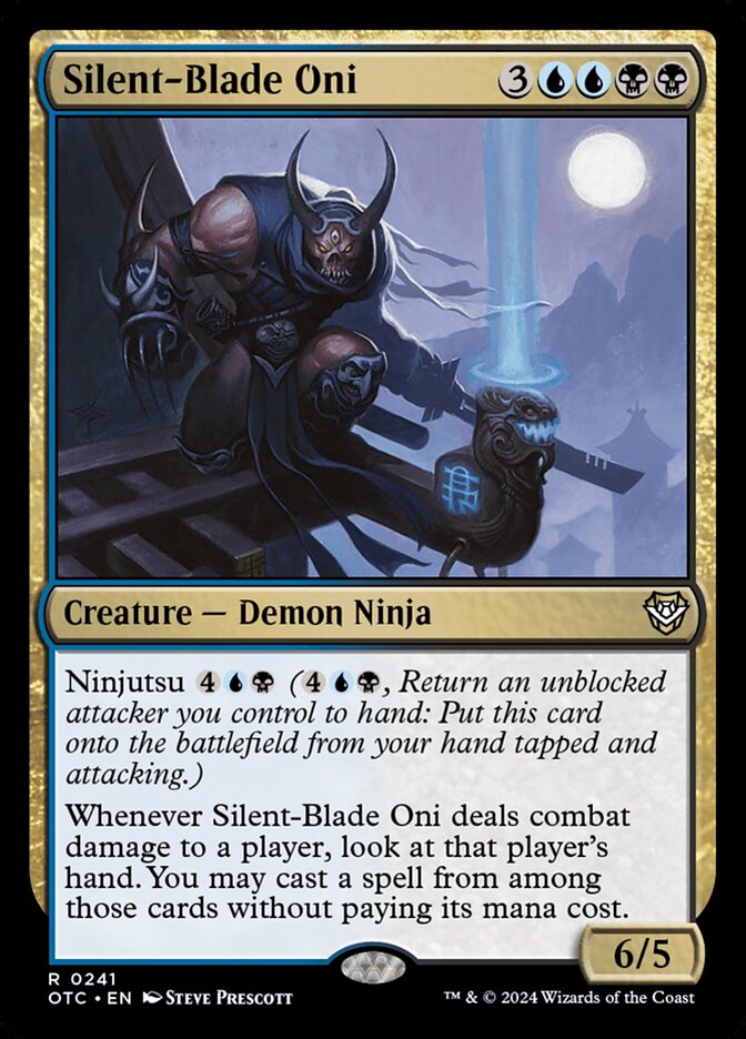Silent-Blade Oni 241 (Commander: Outlaws of Thunder Junction)  | Good Games Morley