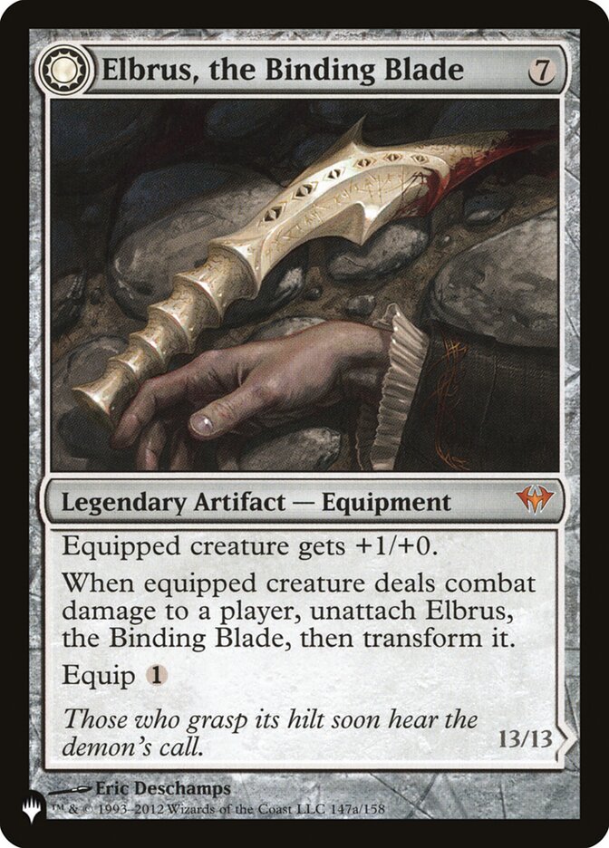 Elbrus, the Binding Blade // Withengar Unbound DKA-147/5075 (The List Reprints)  | Good Games Morley