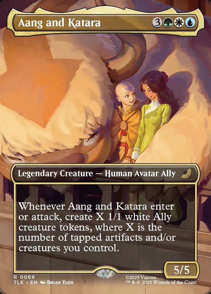 Aang and Katara 69 (Avatar: The Last Airbender: Eternal-Legal)  - Borderless  | Good Games Morley