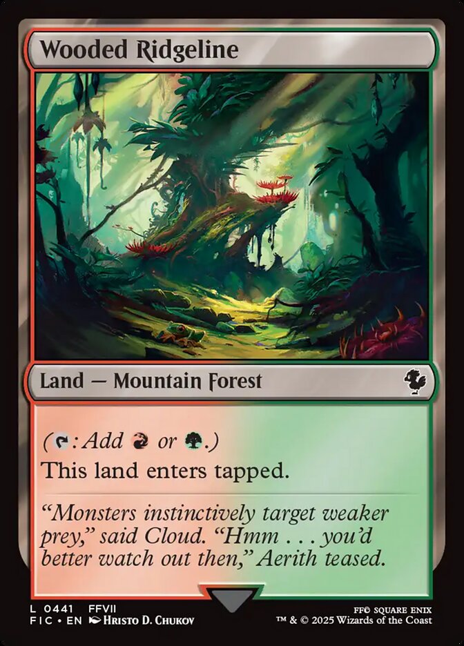 Wooded Ridgeline 441 (Commander: FINAL FANTASY)  | Good Games Morley