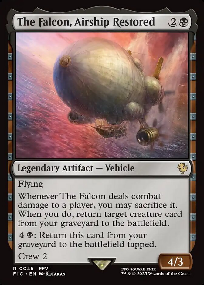 The Falcon, Airship Restored 45 (Commander: FINAL FANTASY)  | Good Games Morley