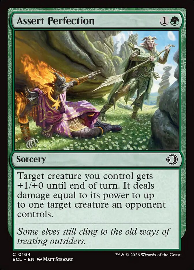 Assert Perfection 164 (Lorwyn Eclipsed)  - Foil | Good Games Morley