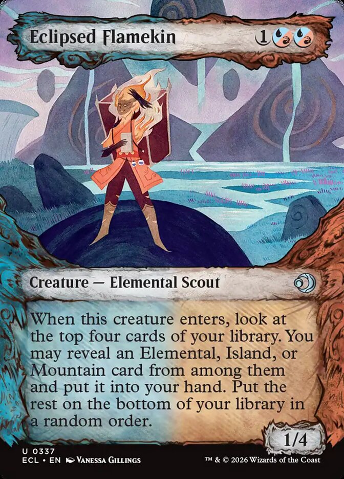 Eclipsed Flamekin  337/273 (Lorwyn Eclipsed)  - Showcase Foil | Good Games Morley