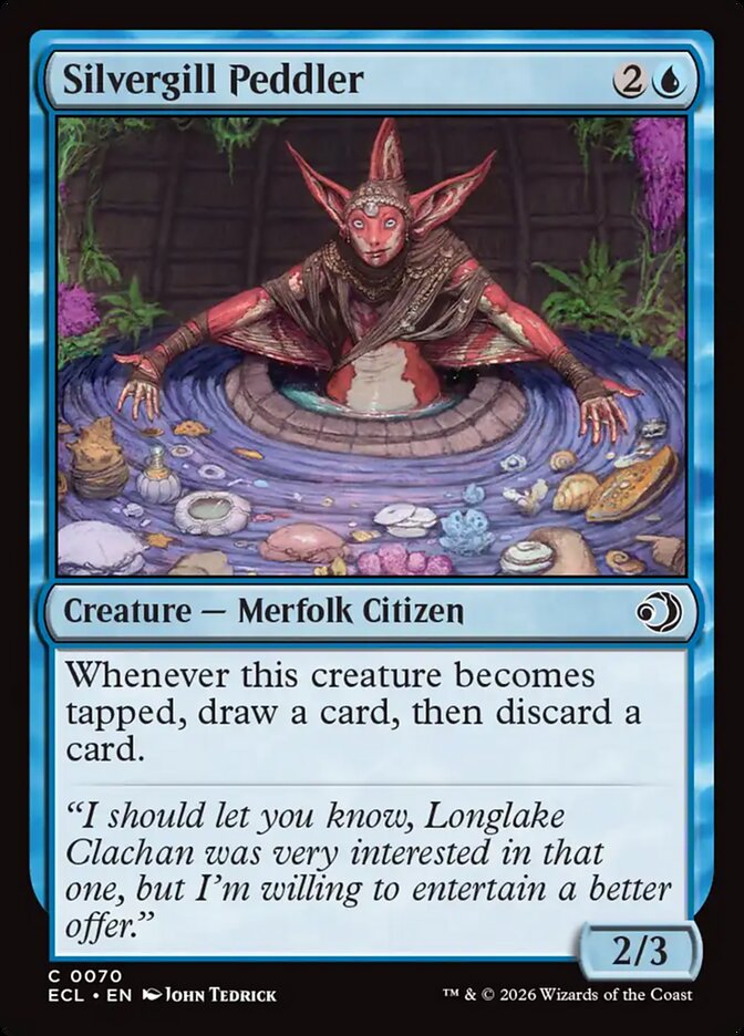 Silvergill Peddler 70/273 (Lorwyn Eclipsed)  - Foil | Good Games Morley