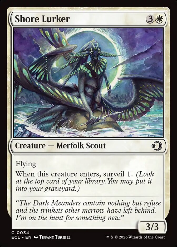 Shore Lurker 34/273 (Lorwyn Eclipsed)  - Foil | Good Games Morley