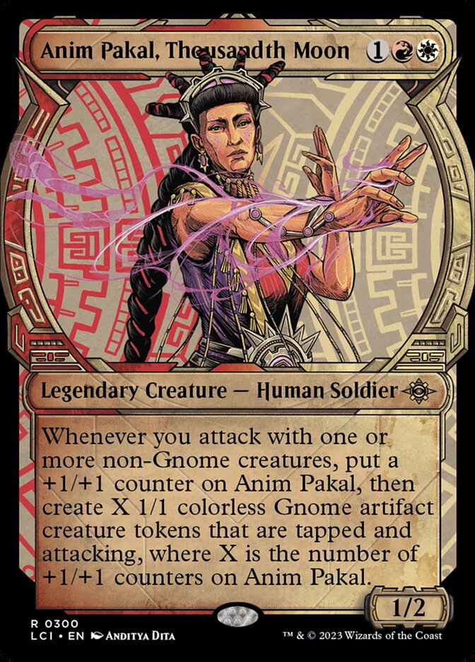 Anim Pakal, Thousandth Moon 300/291 (The Lost Caverns of Ixalan)  - Showcase Foil | Good Games Morley
