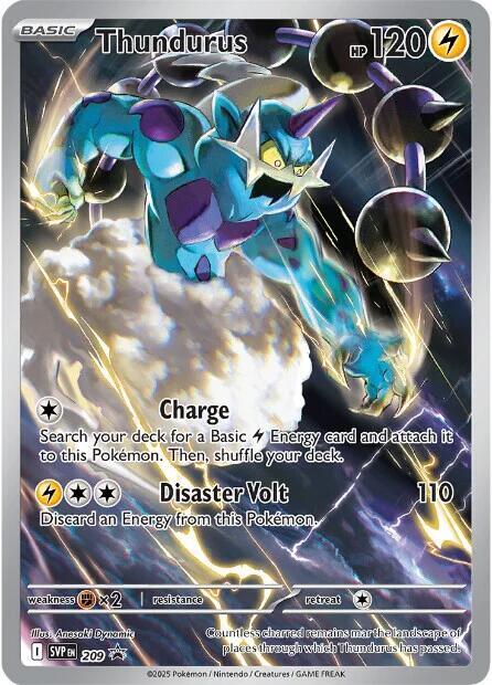 Thundurus 209 209 (SV: Scarlet & Violet Promo Cards)  - Holofoil | Good Games Morley