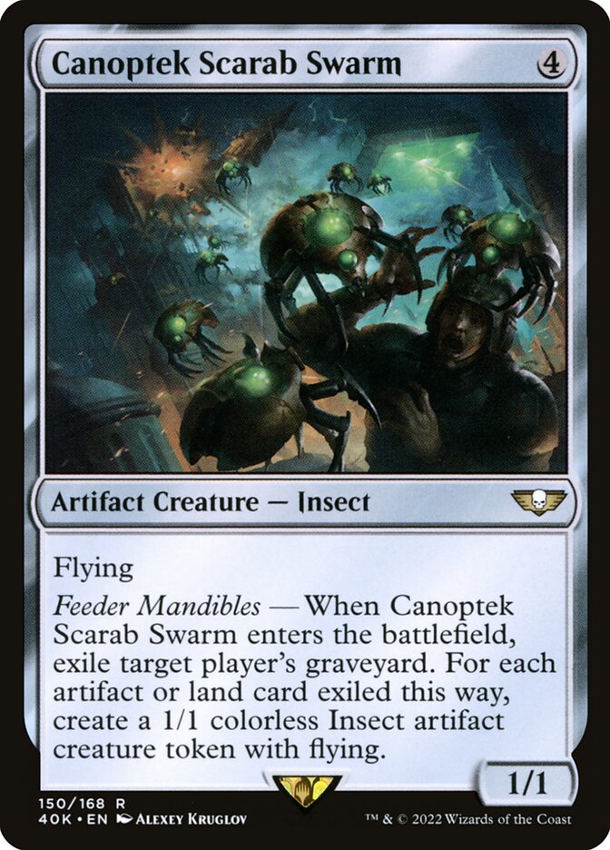 Canoptek Scarab Swarm 150/617 (Universes Beyond: Warhammer 40,000)  | Good Games Morley
