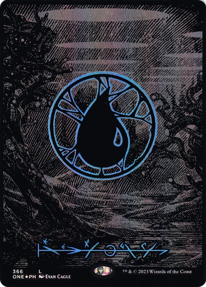 Island 366 (Phyrexia: All Will Be One)  - Oil Slick Foil | Good Games Morley