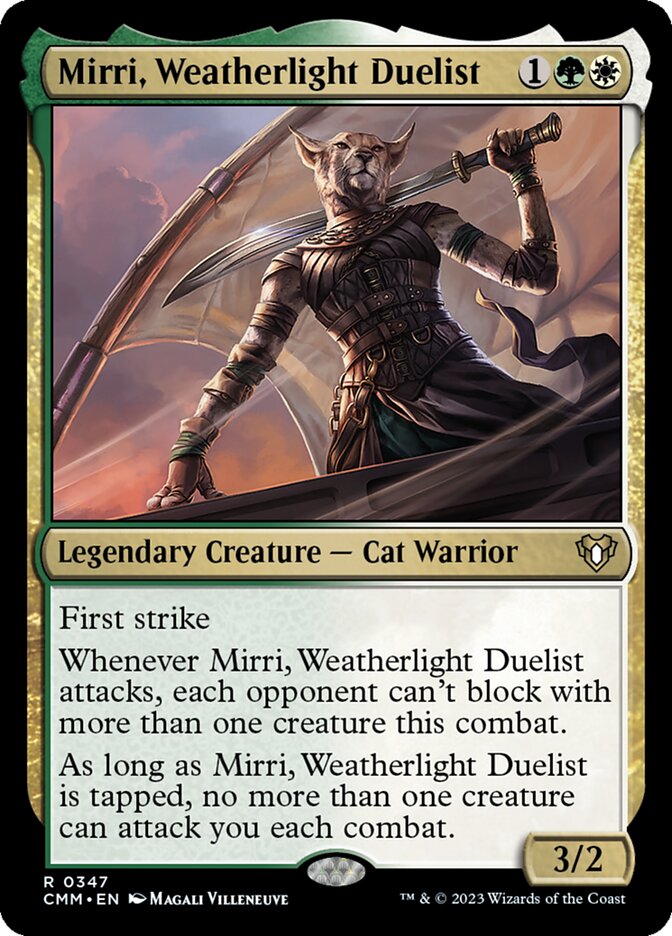 Mirri, Weatherlight Duelist 347 (Commander Masters)  - Foil | Good Games Morley