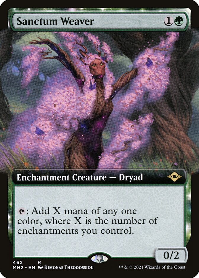 Sanctum Weaver Extended Art 462 (Modern Horizons 2)  | Good Games Morley