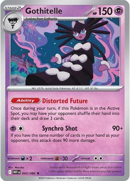 Gothitelle 043/086 (SV: White Flare)  - Holofoil | Good Games Morley