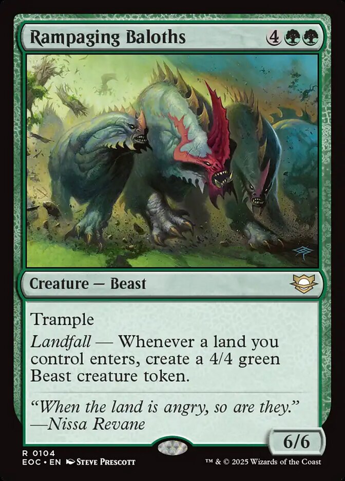 Rampaging Baloths 104/191 (Commander: Edge of Eternities)  | Good Games Morley