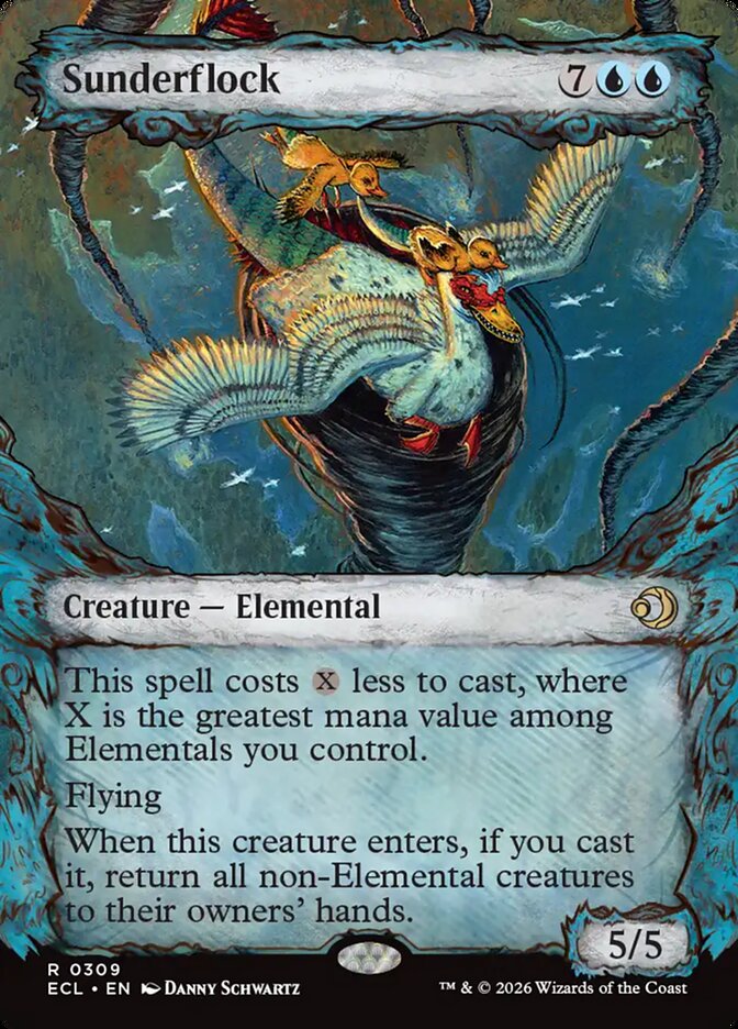 Sunderflock 309 (Lorwyn Eclipsed)  - Showcase Foil | Good Games Morley