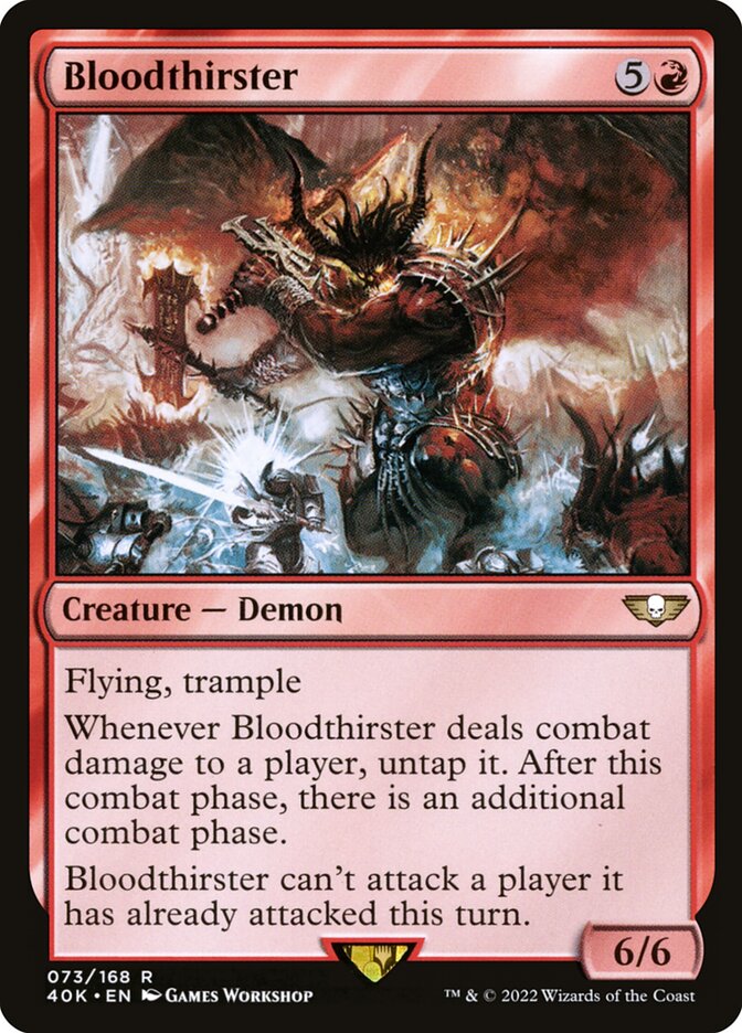 Bloodthirster 73/617 (Universes Beyond: Warhammer 40,000)  | Good Games Morley