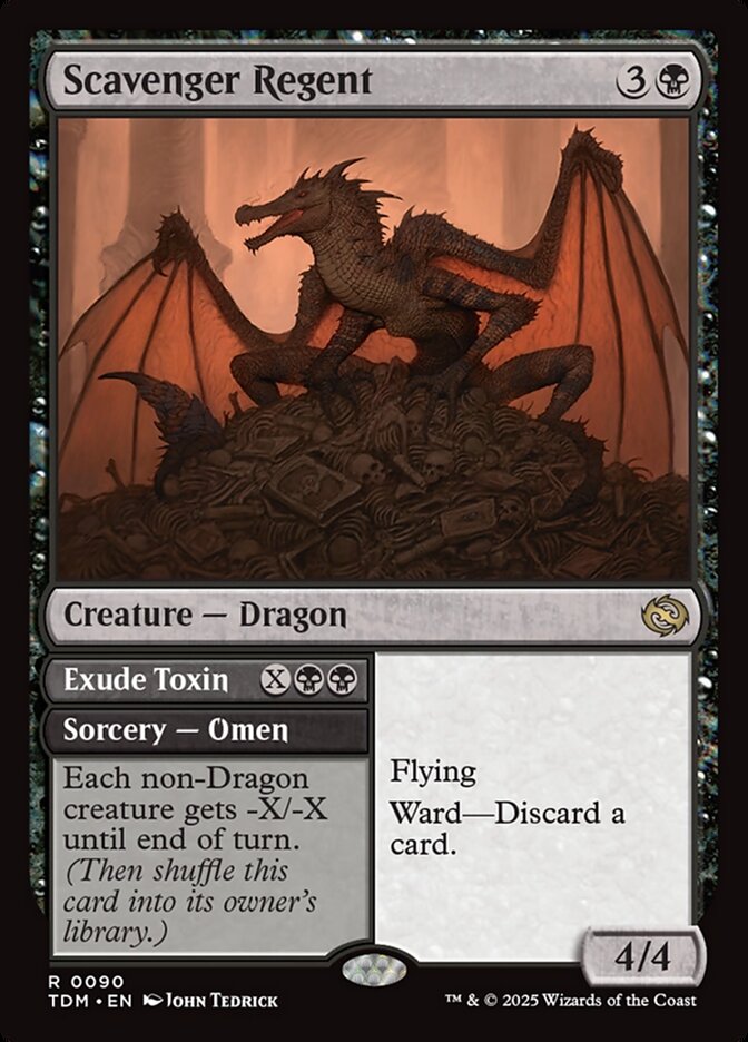 Scavenger Regent // Exude Toxin 90/291 (Tarkir: Dragonstorm)  | Good Games Morley