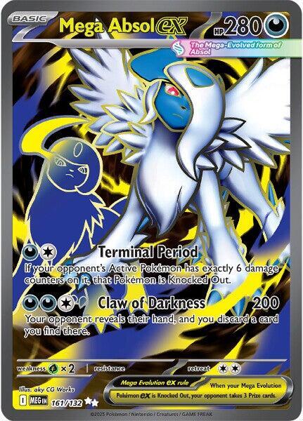 Mega Absol ex 161/132 (ME01: Mega Evolution)  - Holofoil | Good Games Morley