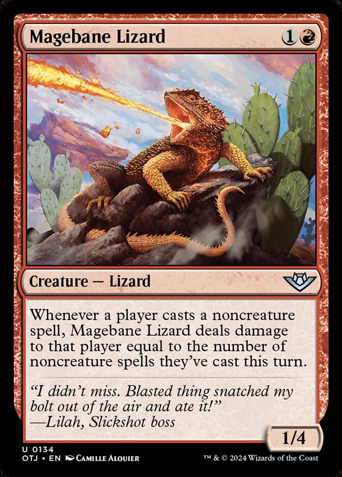 Magebane Lizard 134/286 (Outlaws of Thunder Junction)  | Good Games Morley