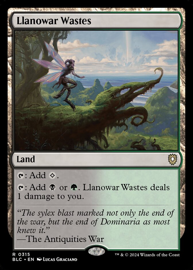 Llanowar Wastes 315 (Commander: Bloomburrow)  | Good Games Morley