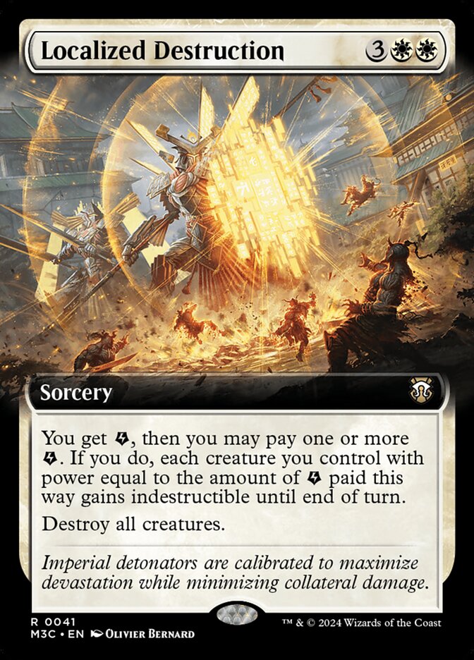 Localized Destruction 41/411 (Commander: Modern Horizons 3)  - Extended Art | Good Games Morley