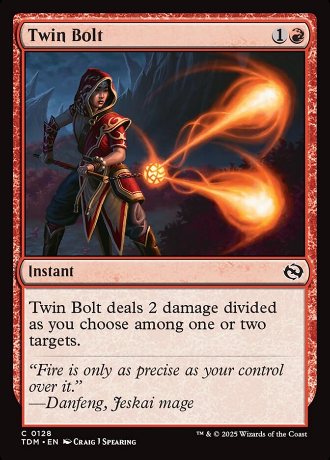 Twin Bolt 128/291 (Tarkir: Dragonstorm)  - Foil | Good Games Morley