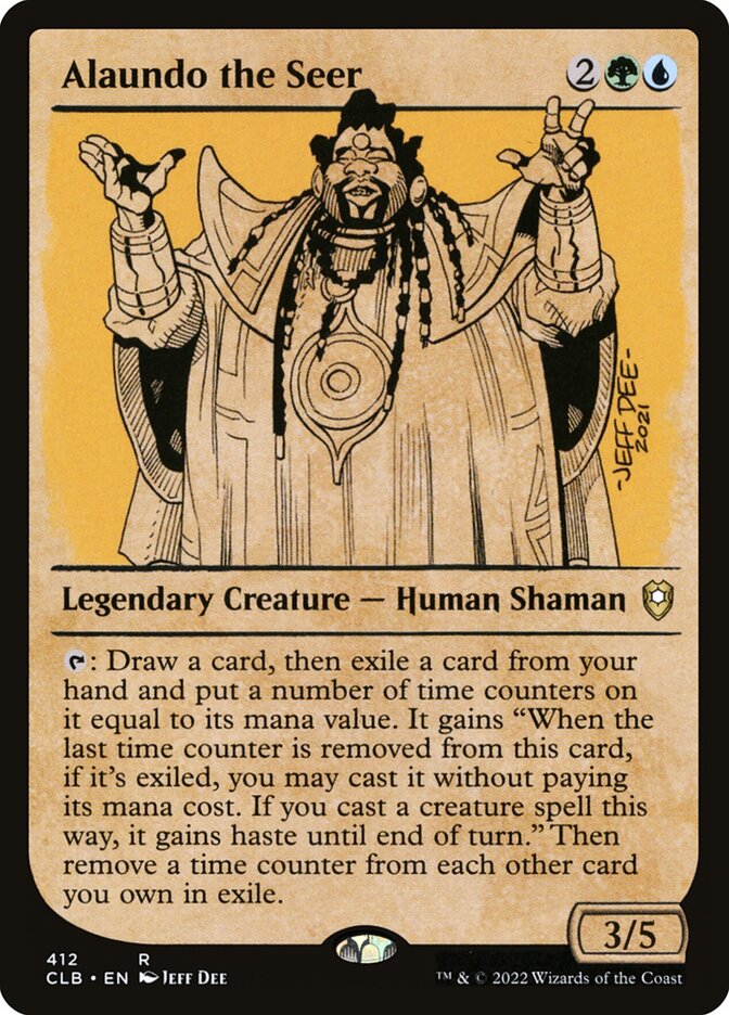 Alaundo the Seer 412/361 (Commander Legends: Battle for Baldur's Gate)  | Good Games Morley