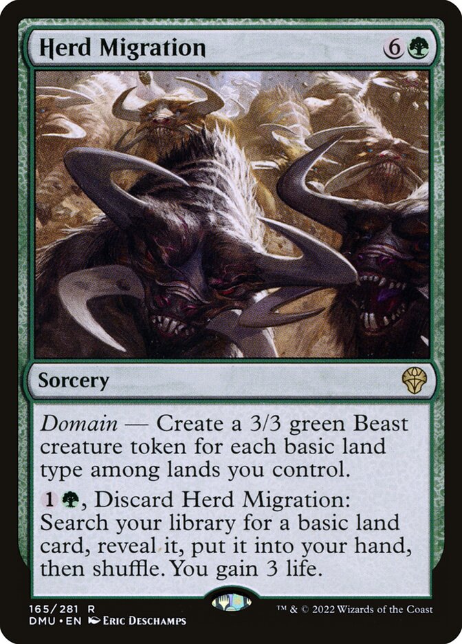 Herd Migration 165/281 (Dominaria United)  - Foil | Good Games Morley