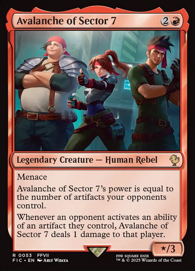 Avalanche of Sector 7 53 (Commander: FINAL FANTASY)  | Good Games Morley