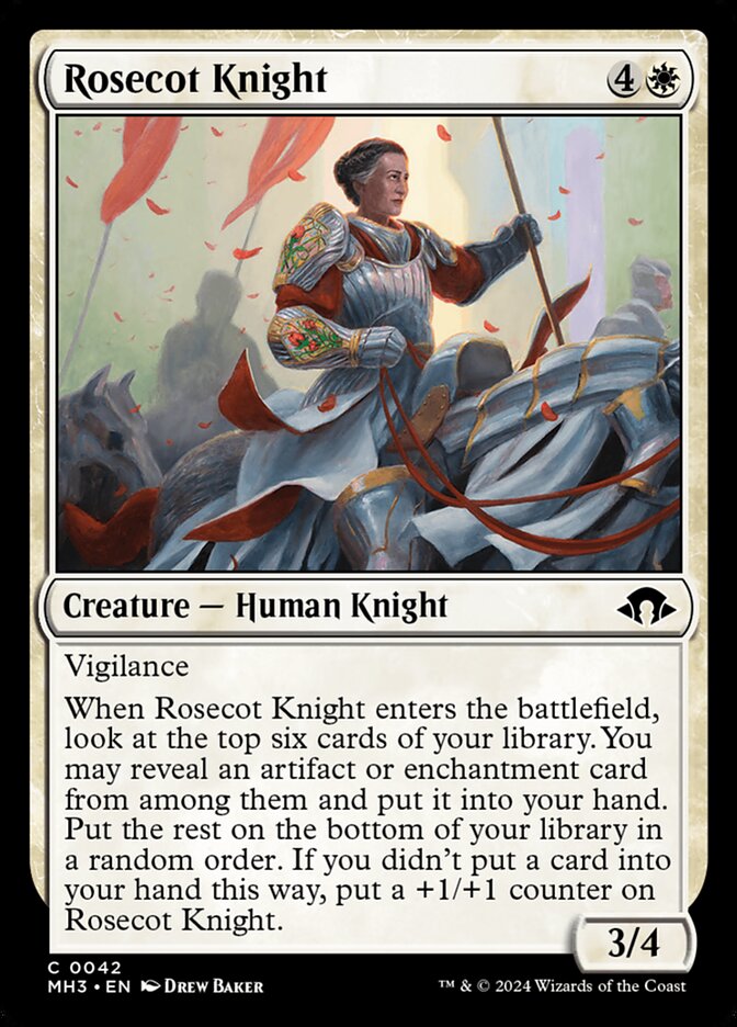 Rosecot Knight 42/319 (Modern Horizons 3)  - Foil | Good Games Morley