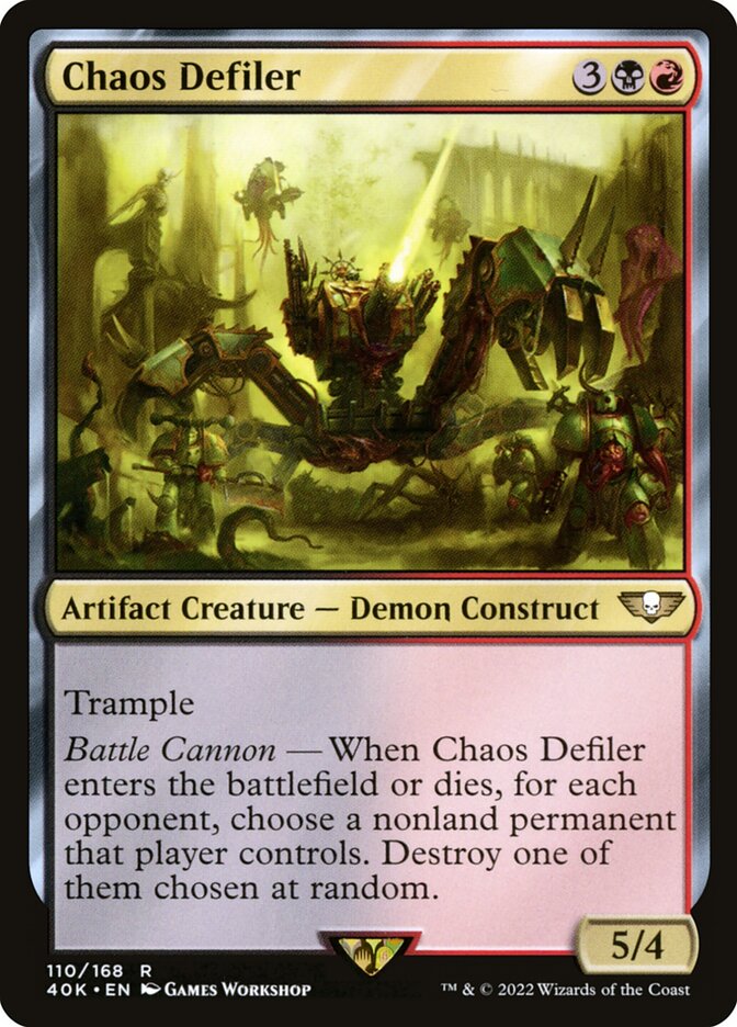 Chaos Defiler 110/617 (Universes Beyond: Warhammer 40,000)  | Good Games Morley