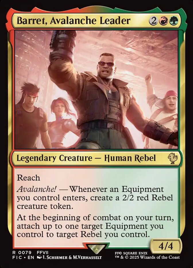 Barret, Avalanche Leader 79/100 (Commander: FINAL FANTASY)  | Good Games Morley