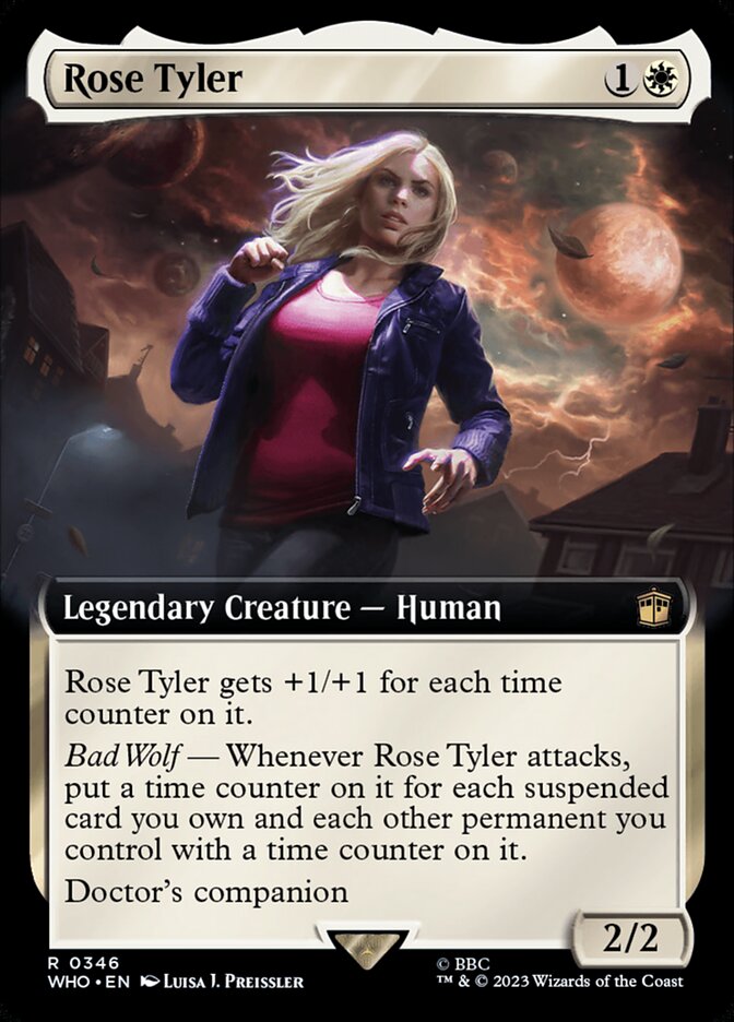 Rose Tyler 346 (Universes Beyond: Doctor Who)  - Extended Art Foil | Good Games Morley