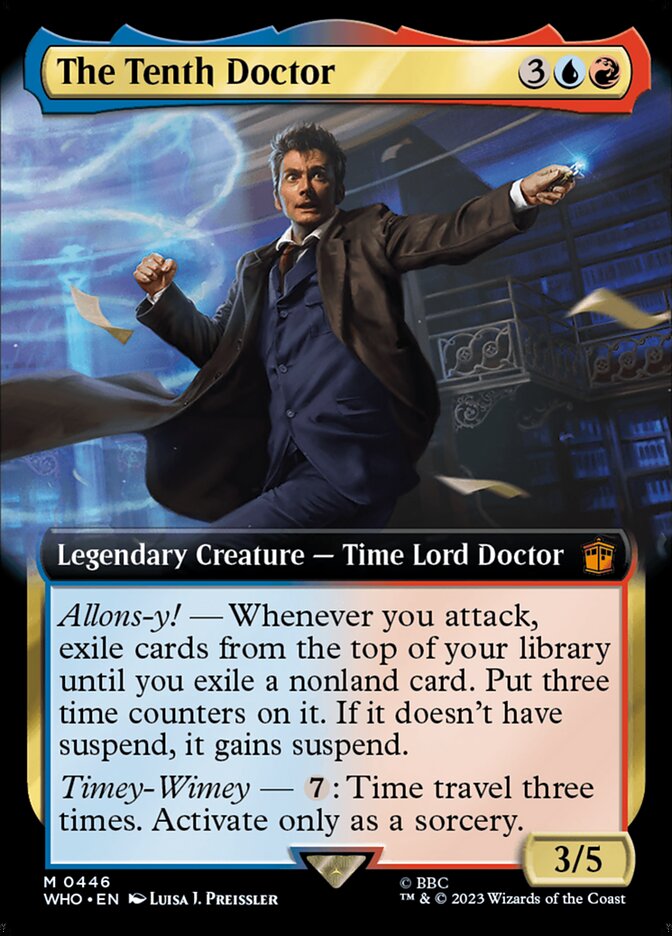The Tenth Doctor 446/331 (Universes Beyond: Doctor Who)  - Extended Art Foil | Good Games Morley