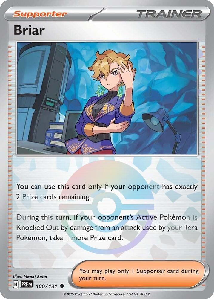 Briar 100/131 (SV: Prismatic Evolutions)  - Poke Ball Holofoil | Good Games Morley