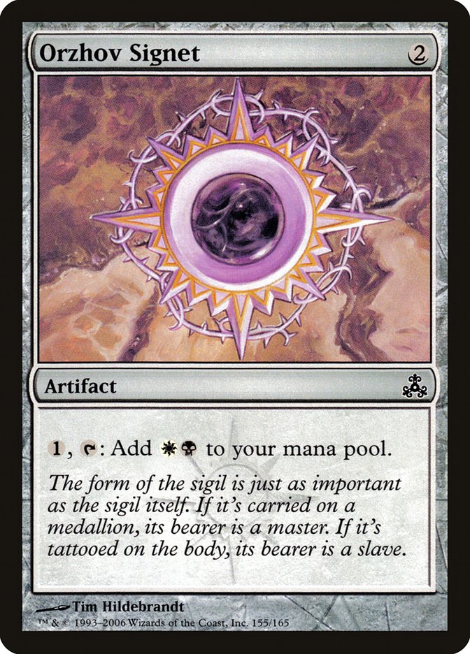 Orzhov Signet 155/165 (Guildpact)  - Foil | Good Games Morley