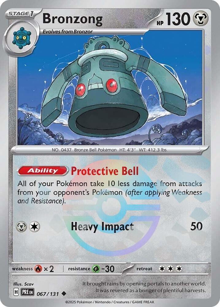 Bronzong 067/131 (SV: Prismatic Evolutions)  - Poke Ball Holofoil | Good Games Morley
