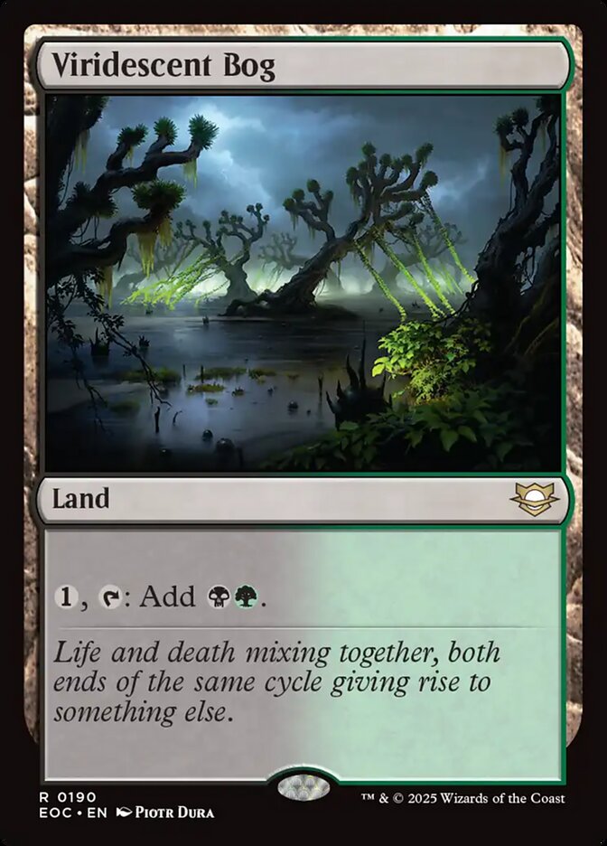 Viridescent Bog 190/191 (Commander: Edge of Eternities)  | Good Games Morley