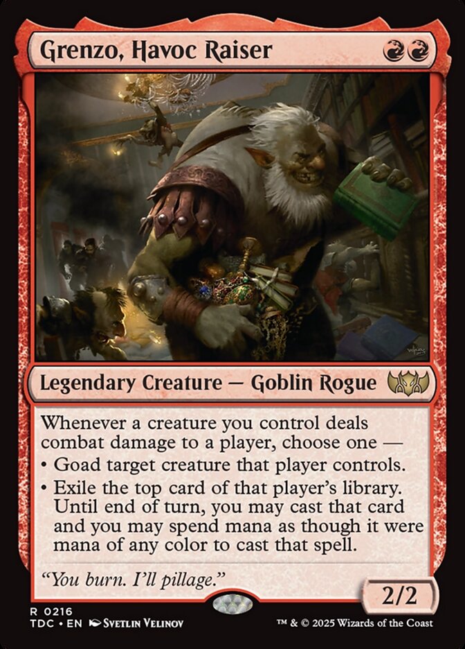 Grenzo, Havoc Raiser 216 (Commander: Tarkir: Dragonstorm)  | Good Games Morley