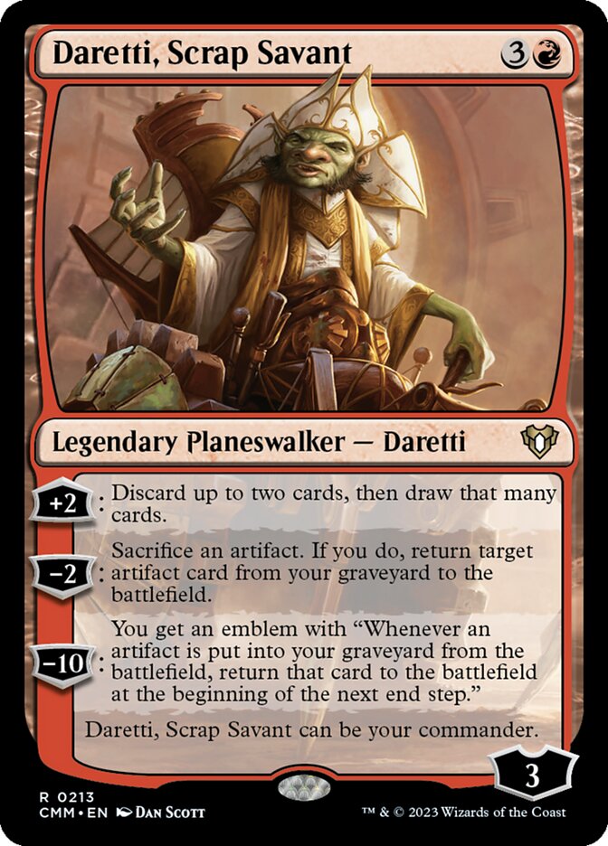 Daretti Scrap, Savant 213/451 (Commander Masters)  | Good Games Morley
