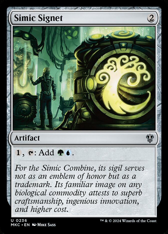 Simic Signet 236 (Commander: Murders at Karlov Manor)  | Good Games Morley
