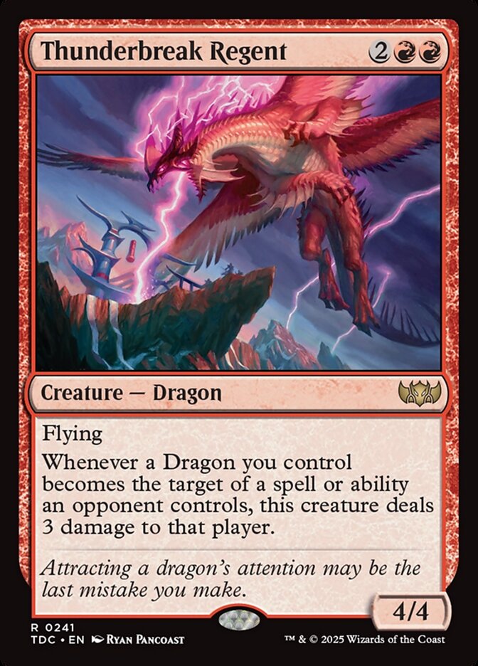 Thunderbreak Regent 241 (Commander: Tarkir: Dragonstorm)  | Good Games Morley