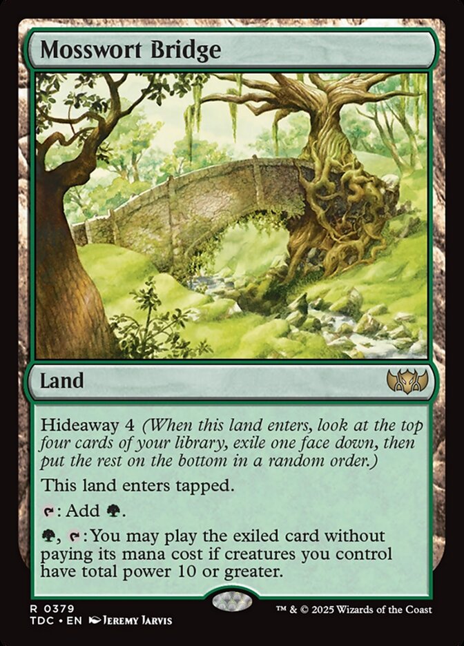 Mosswort Bridge 379 (Commander: Tarkir: Dragonstorm)  | Good Games Morley