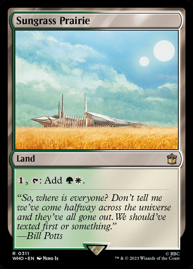 Sungrass Prairie 311/331 (Universes Beyond: Doctor Who)  | Good Games Morley