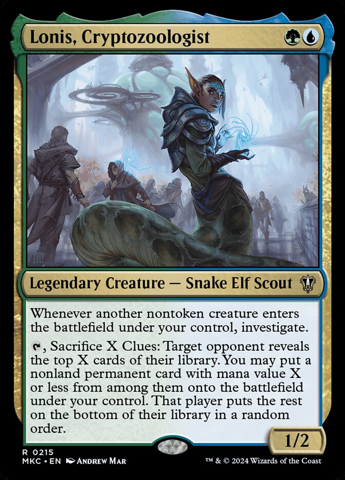 Lonis, Cryptozoologist 215/311 (Commander: Murders at Karlov Manor)  | Good Games Morley