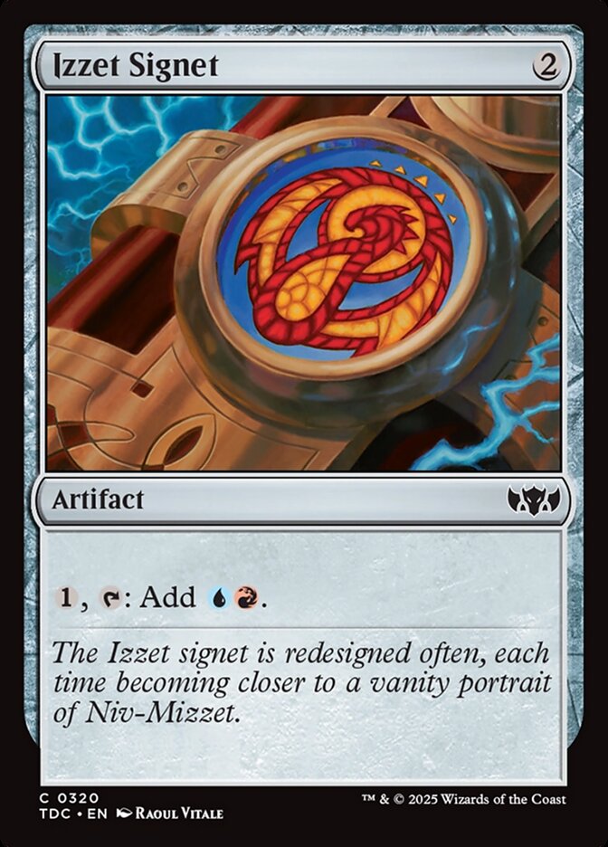 Izzet Signet 320 (Commander: Tarkir: Dragonstorm)  | Good Games Morley